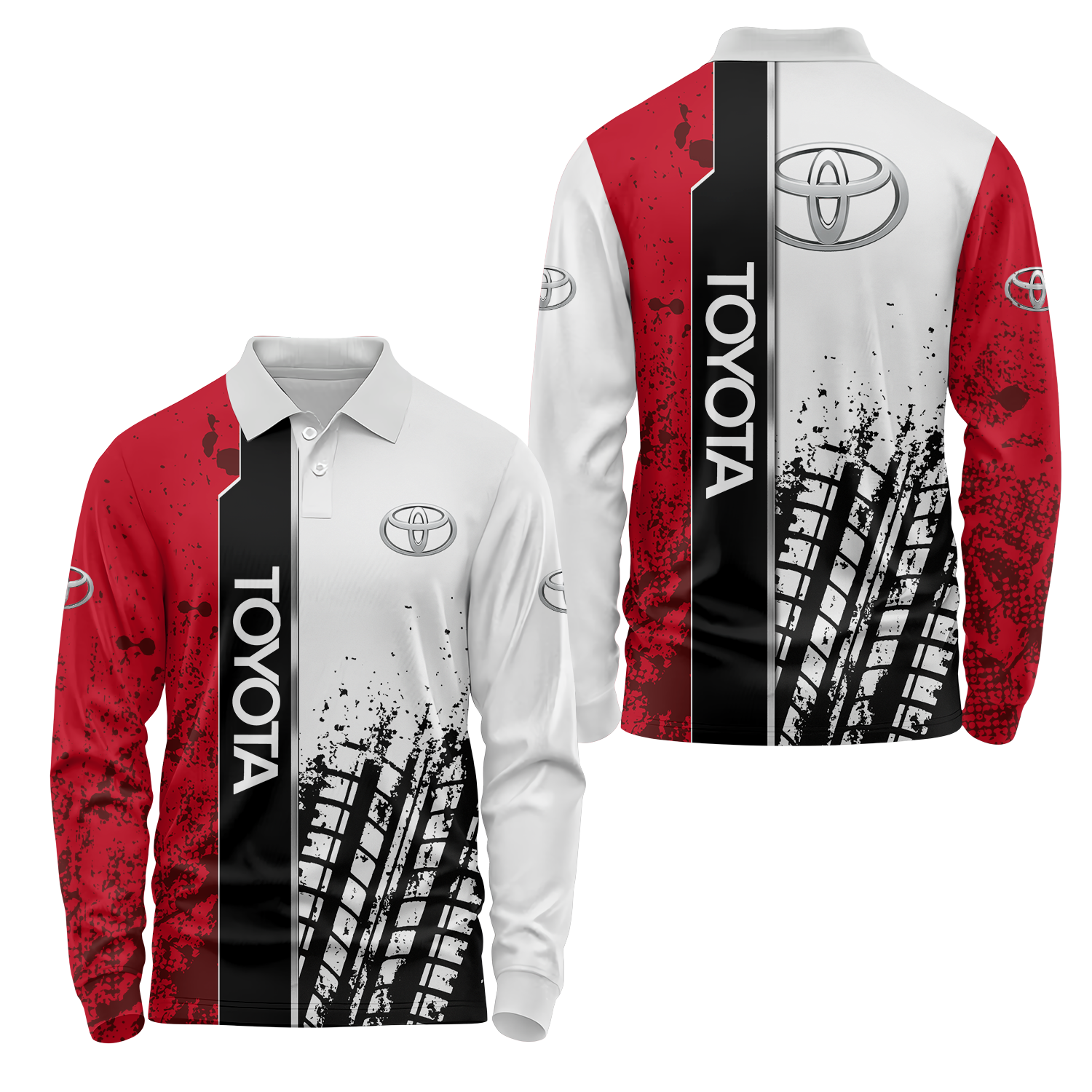Toyota Long Sleeve Polo USPL834