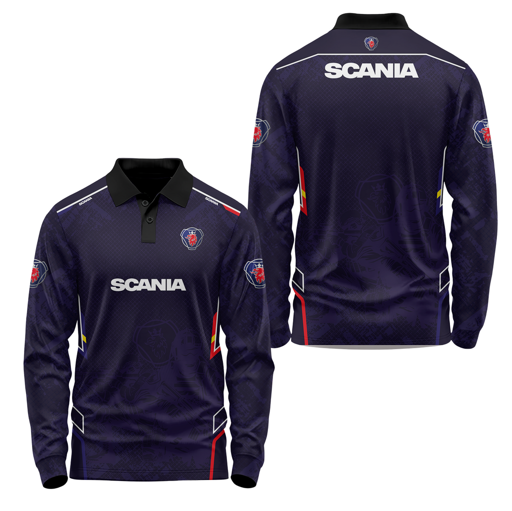 Scania Long Sleeve Polo USPL1586
