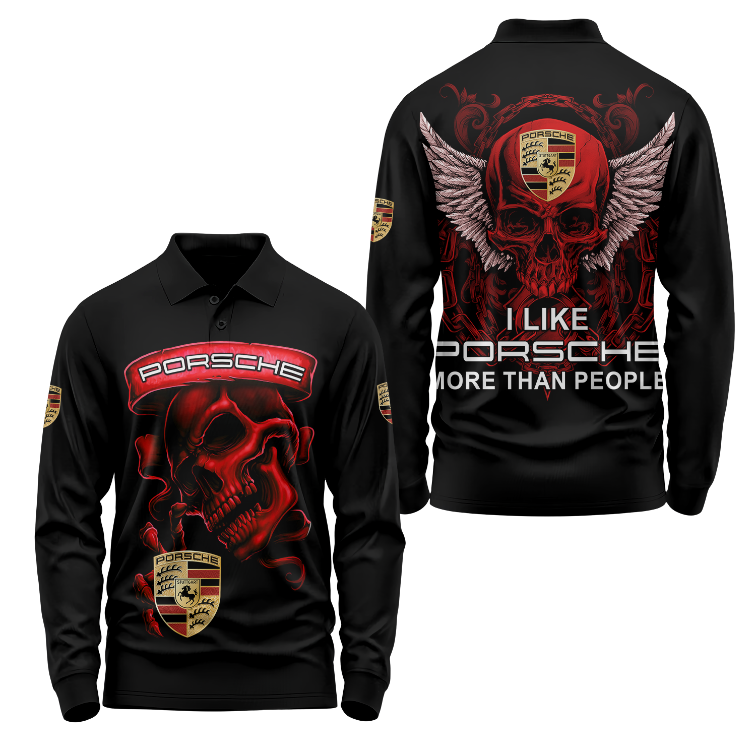 PORS Long Sleeve Polo USPL137