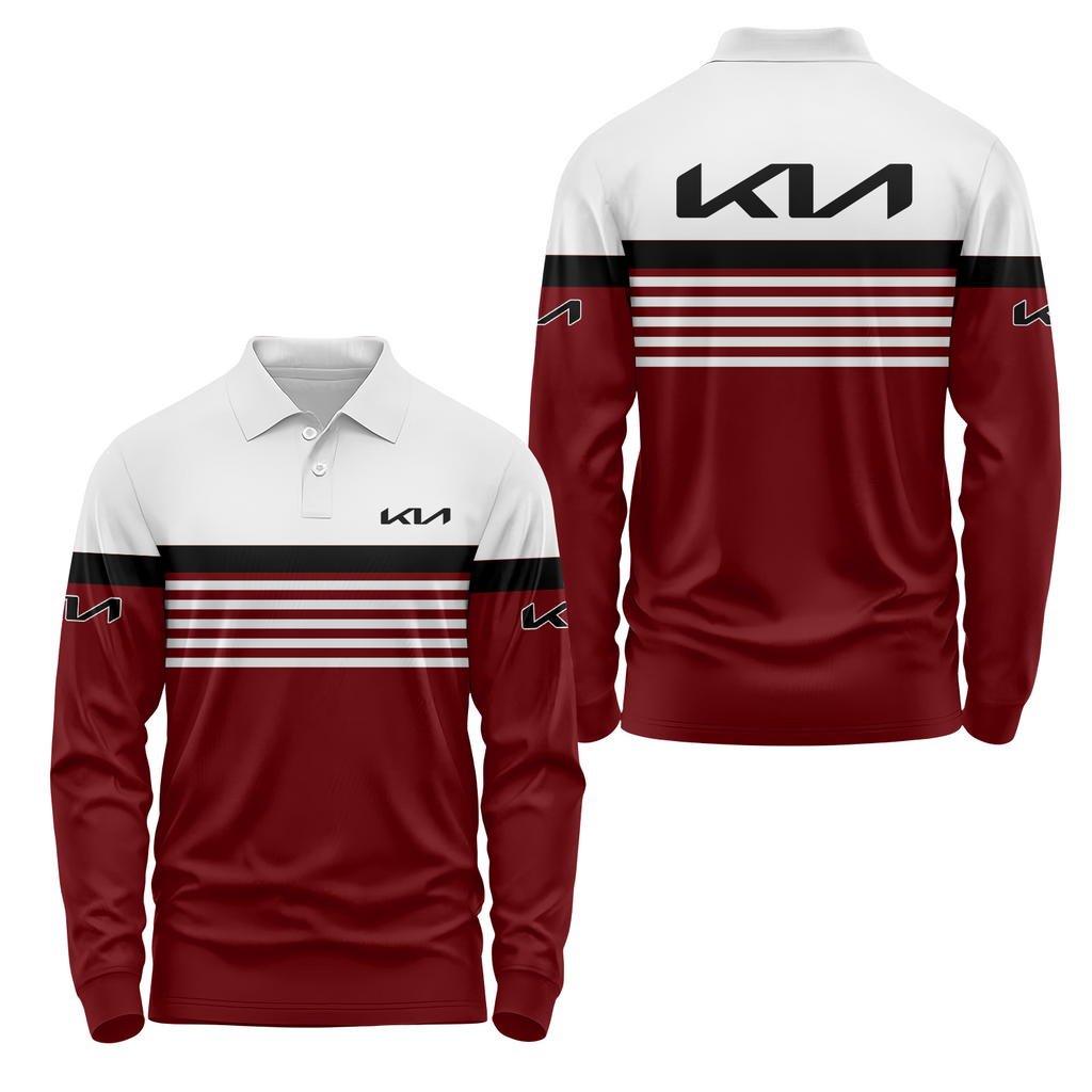 Kia Long Sleeve Polo USPL1224