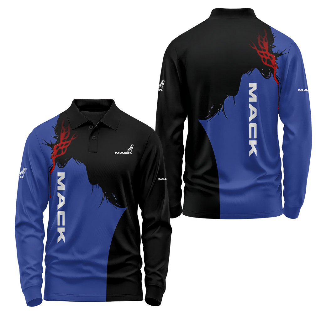 Mack Trucks Long Sleeve Polo USPL1826