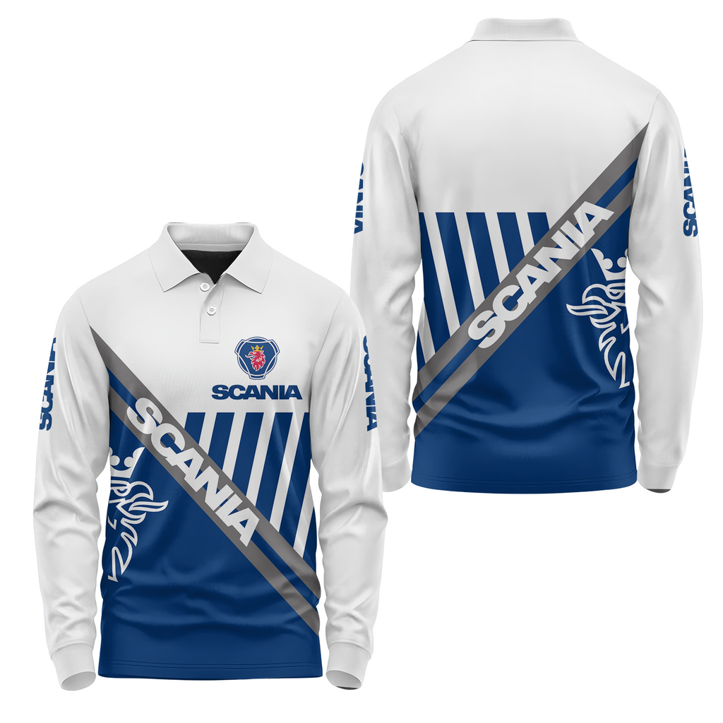 Scania Long Sleeve Polo USPL1582