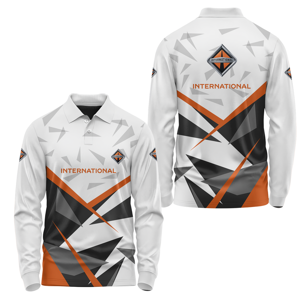 International Trucks Long Sleeve Polo USPL1900