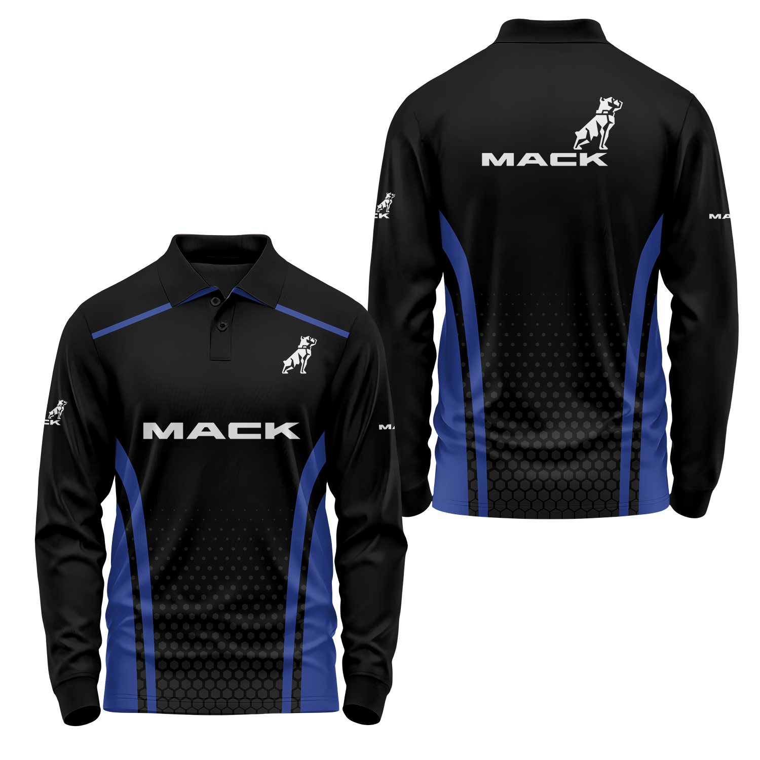Mack Trucks Long Sleeve Polo USPL1821