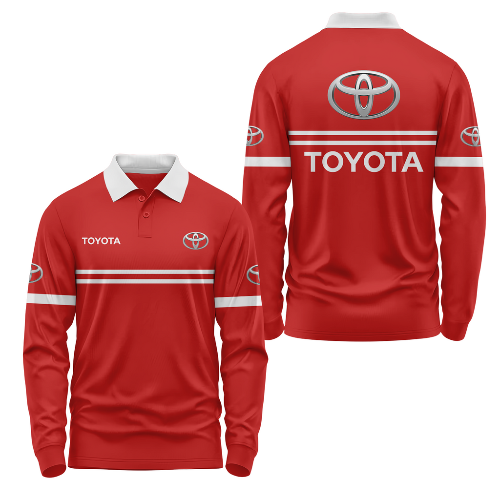 Toyota Long Sleeve Polo USPL836