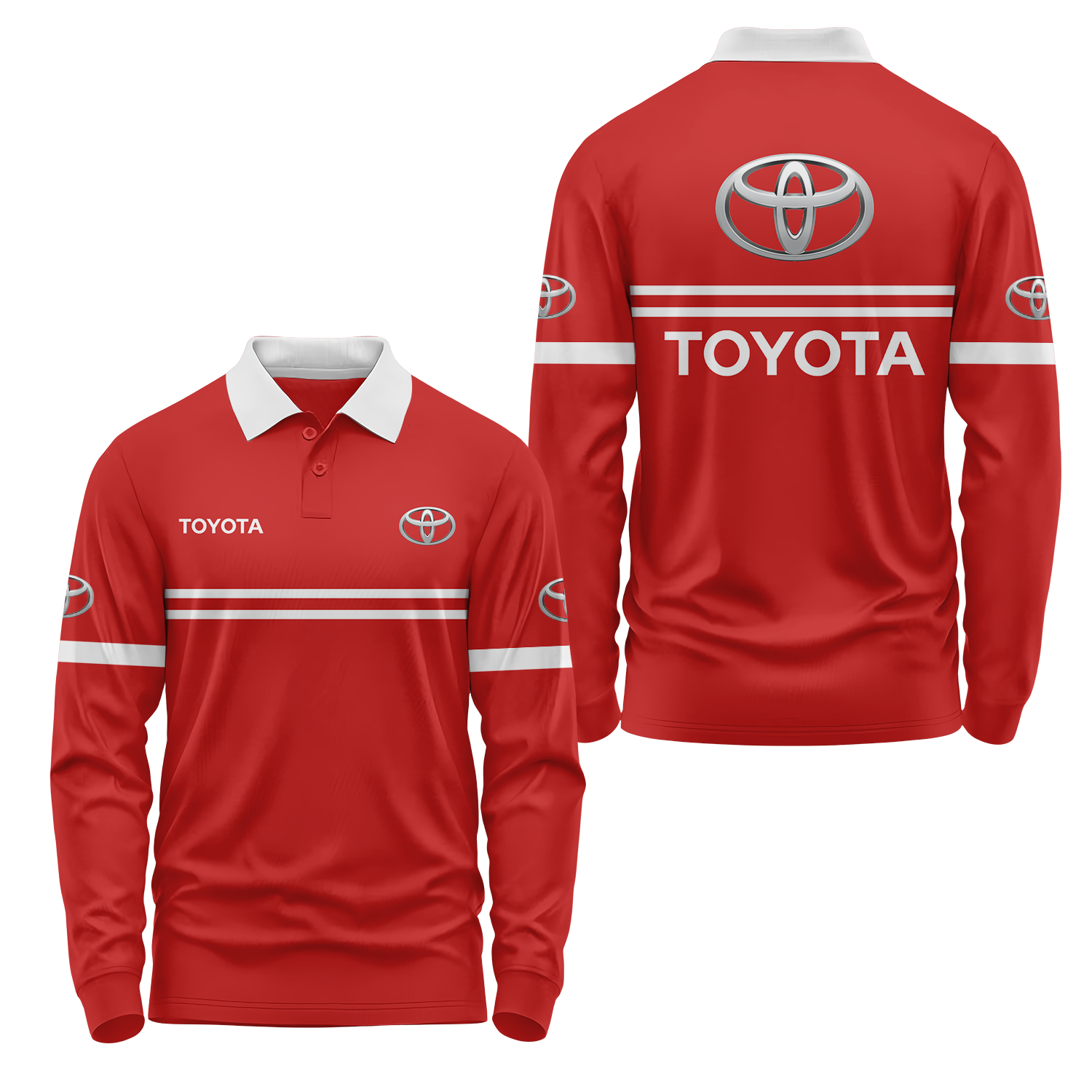 Toyota Long Sleeve Polo USPL836