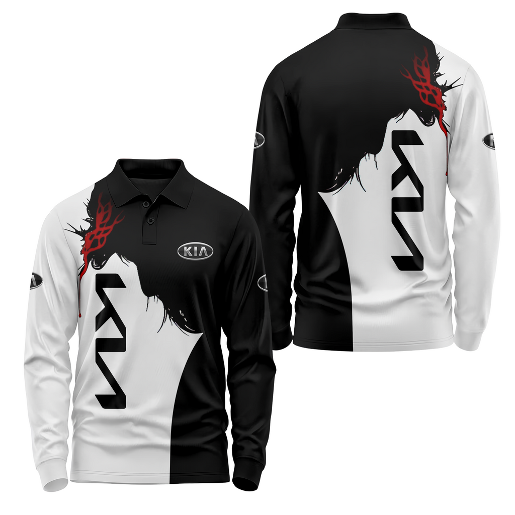 Kia Long Sleeve Polo USPL1225