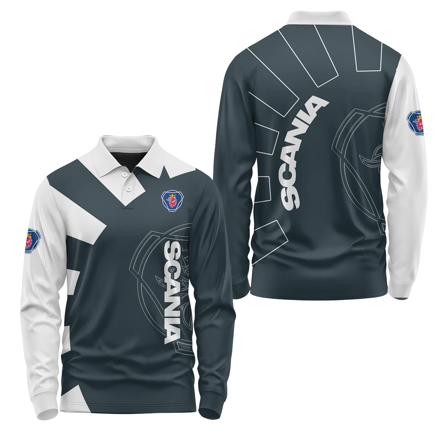 Scania Long Sleeve Polo USPL1592