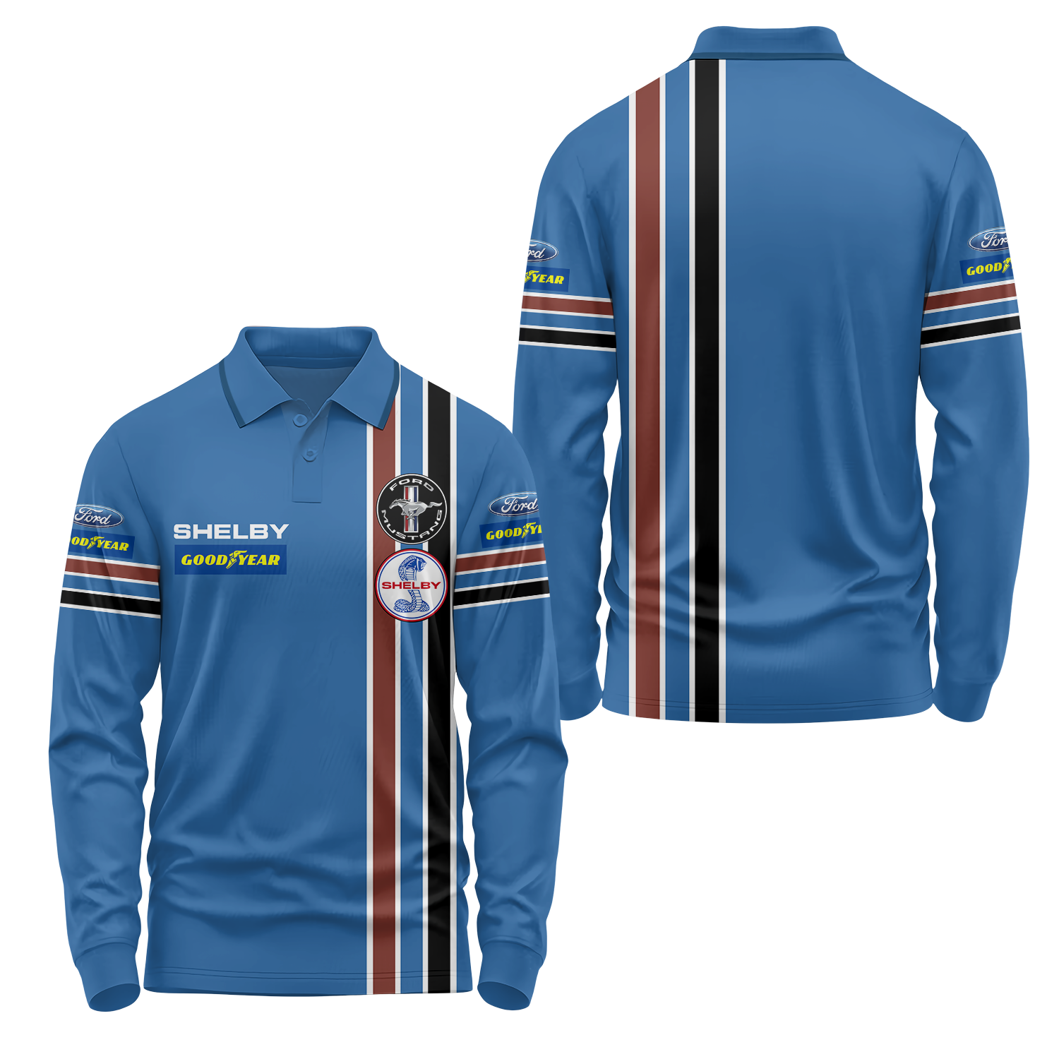 Ford Long Sleeve Polo USPL166
