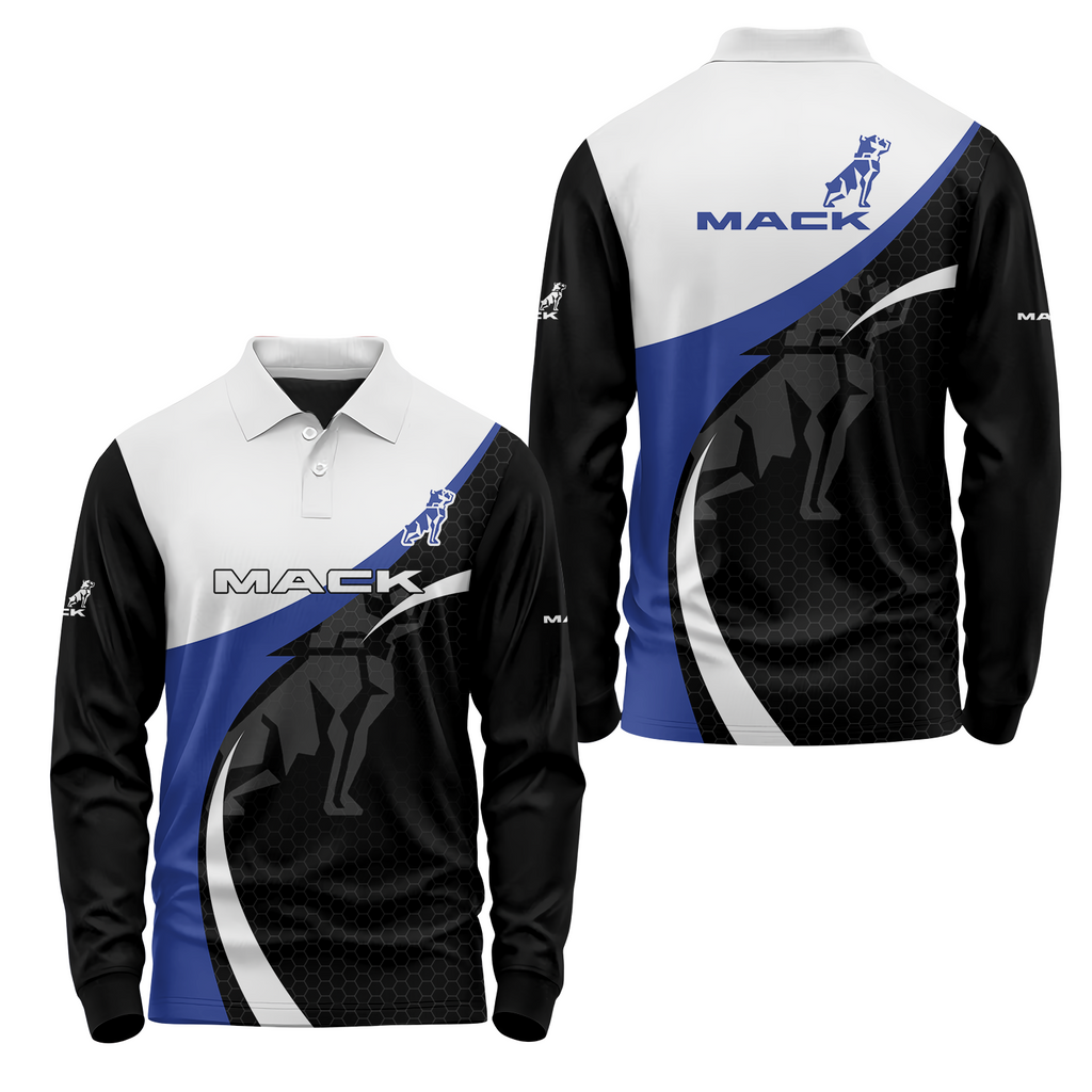 Mack Trucks Long Sleeve Polo USPL1822