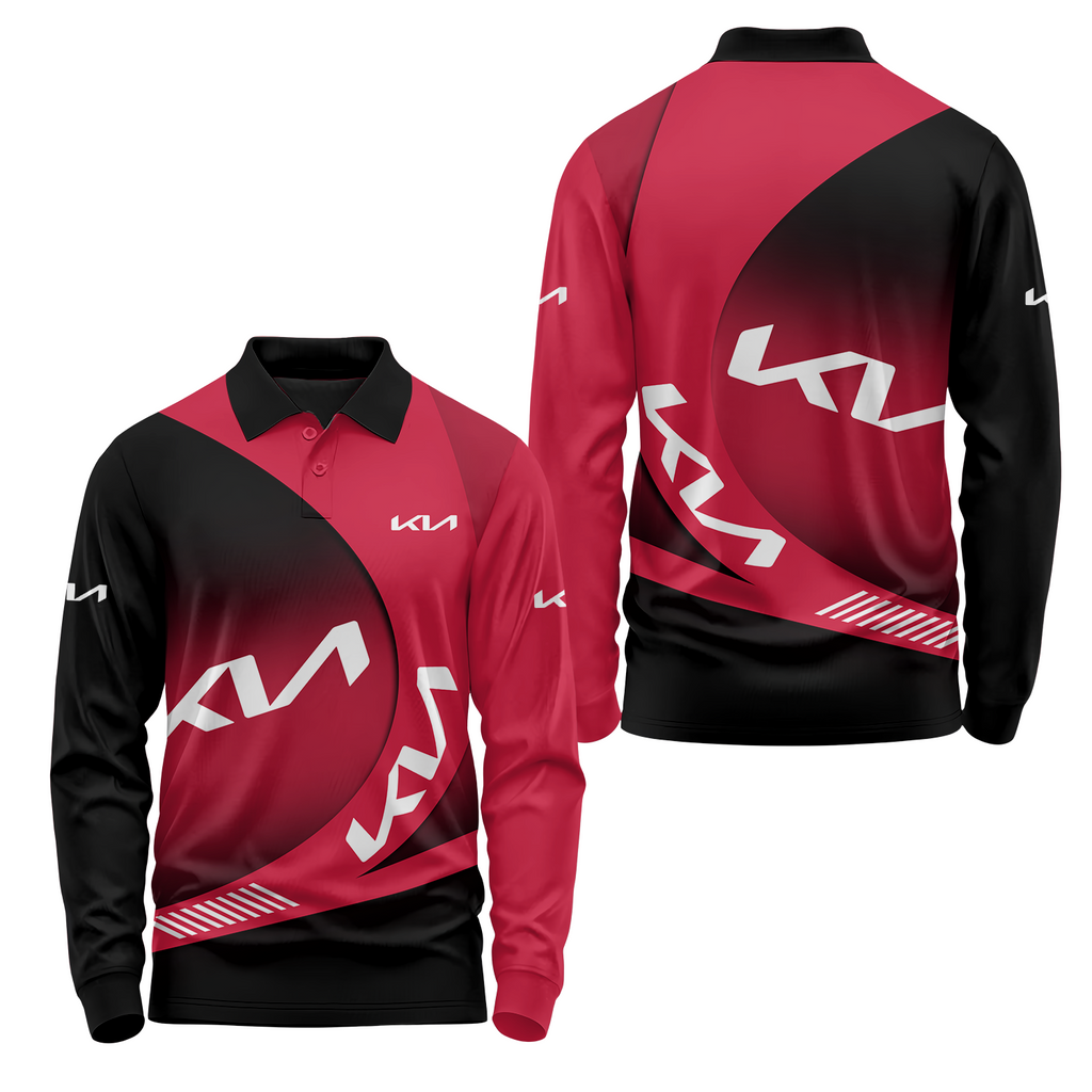 Kia Long Sleeve Polo USPL1237