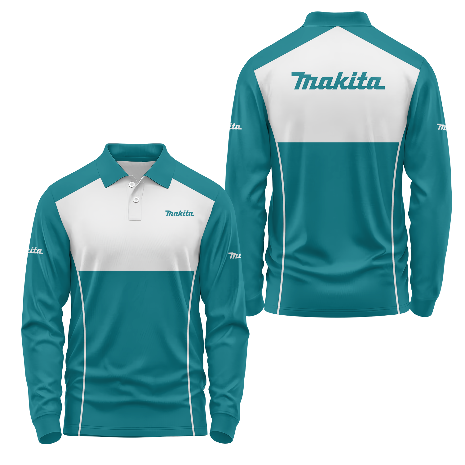 Makita Long Sleeve Polo USPL1429