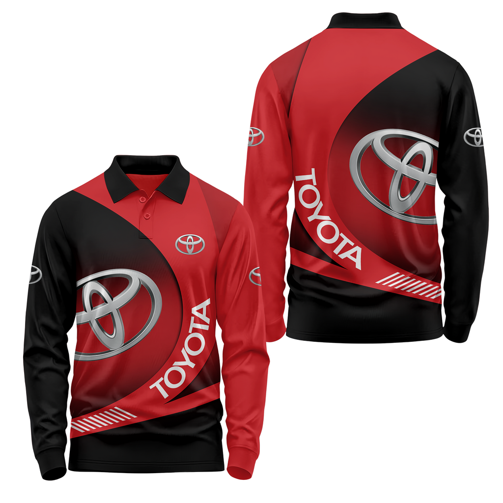 Toyota Long Sleeve Polo USPL837