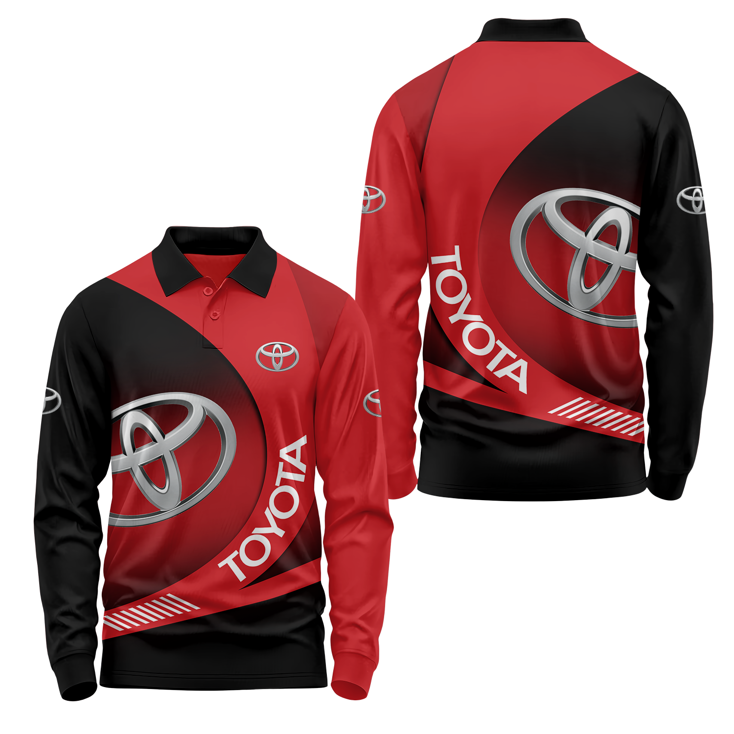 Toyota Long Sleeve Polo USPL837