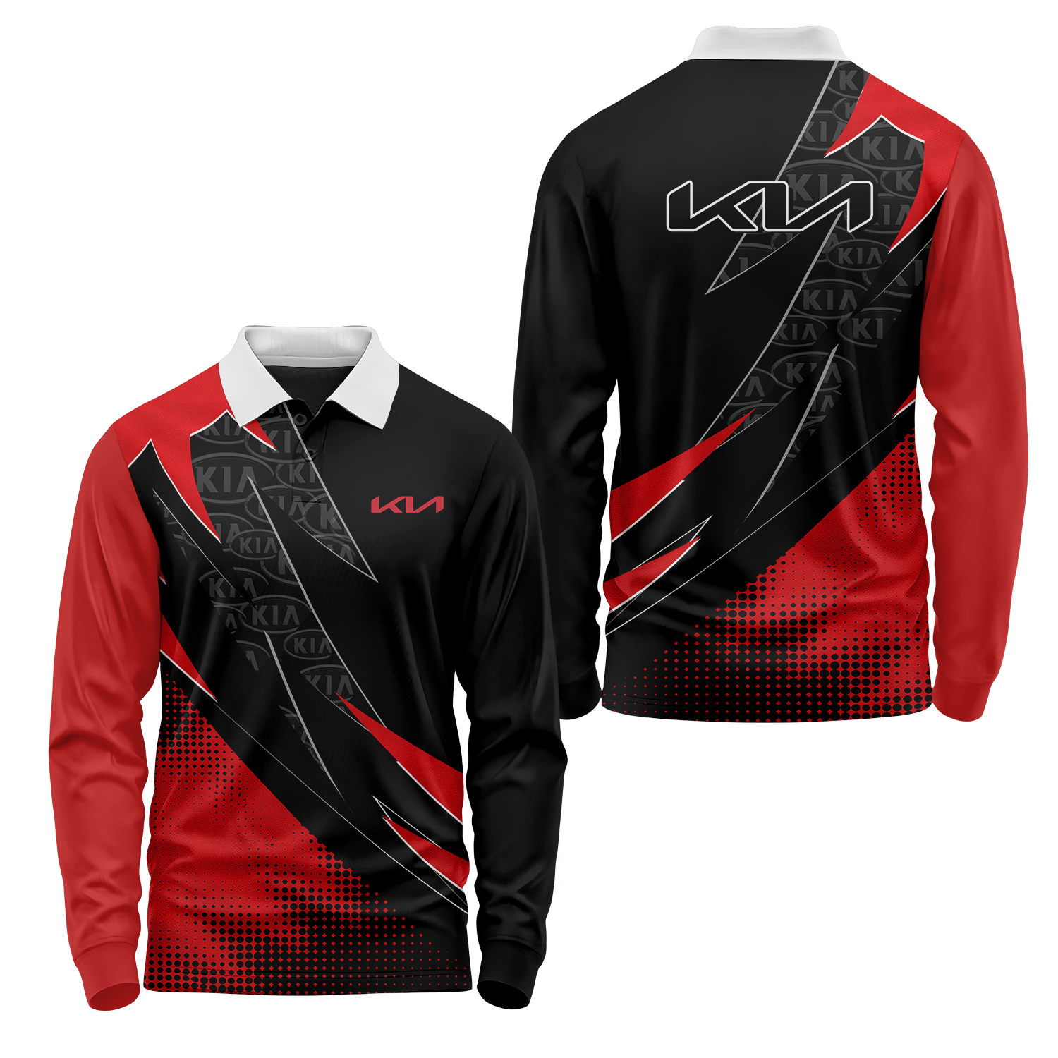 Kia Long Sleeve Polo USPL1232