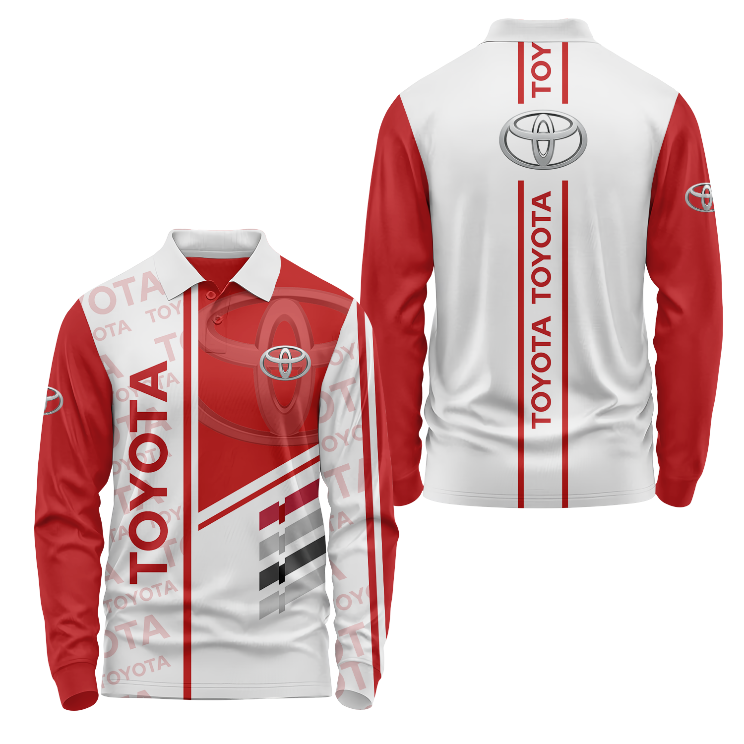 Toyota Long Sleeve Polo USPL839