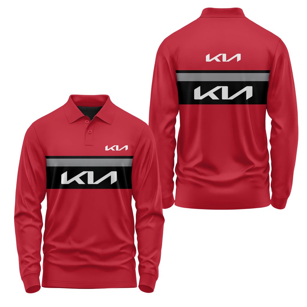 Kia Long Sleeve Polo USPL1269