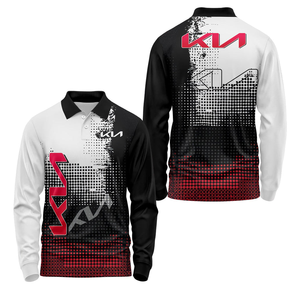 Kia Long Sleeve Polo USPL1254