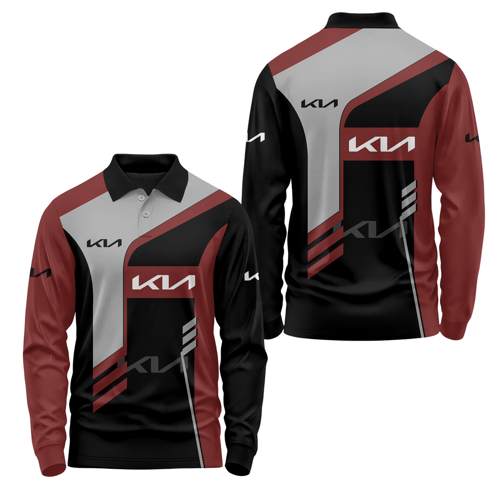 Kia Long Sleeve Polo USPL1266