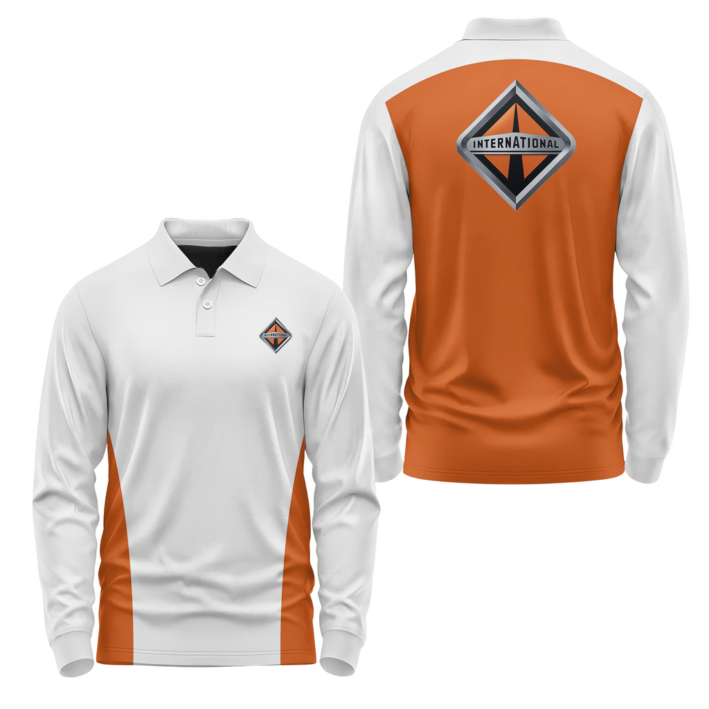 International Trucks Long Sleeve Polo USPL1853