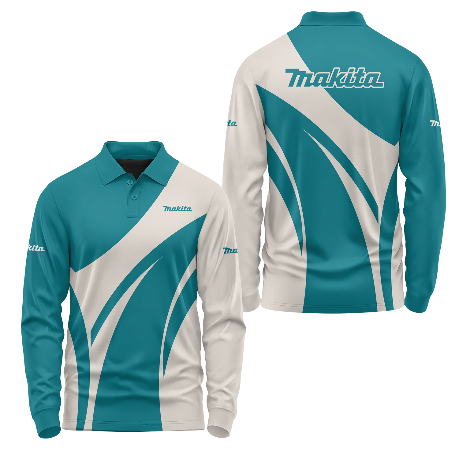 Makita Long Sleeve Polo USPL1414