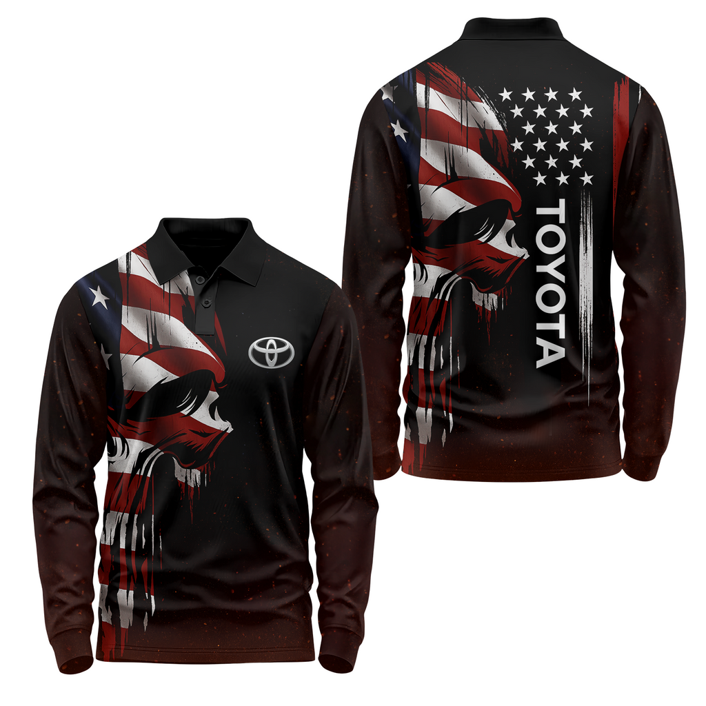 Toyota Long Sleeve Polo USPL841