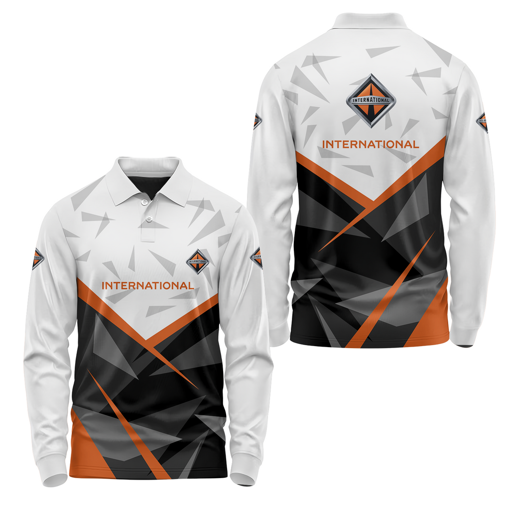 International Trucks Long Sleeve Polo USPL1894