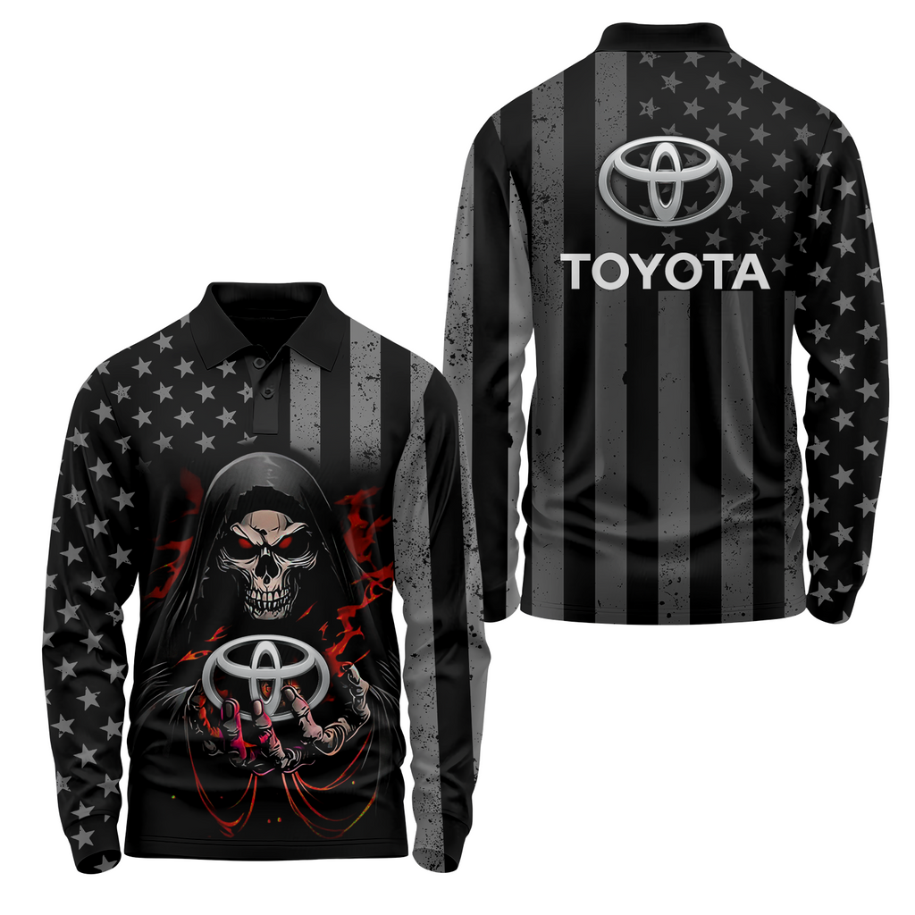 Toyota Long Sleeve Polo USPL842