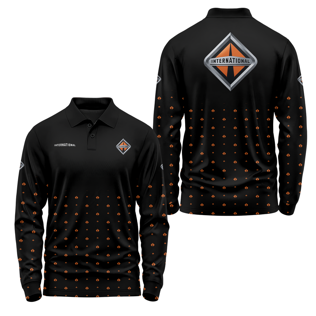 International Trucks Long Sleeve Polo USPL1851