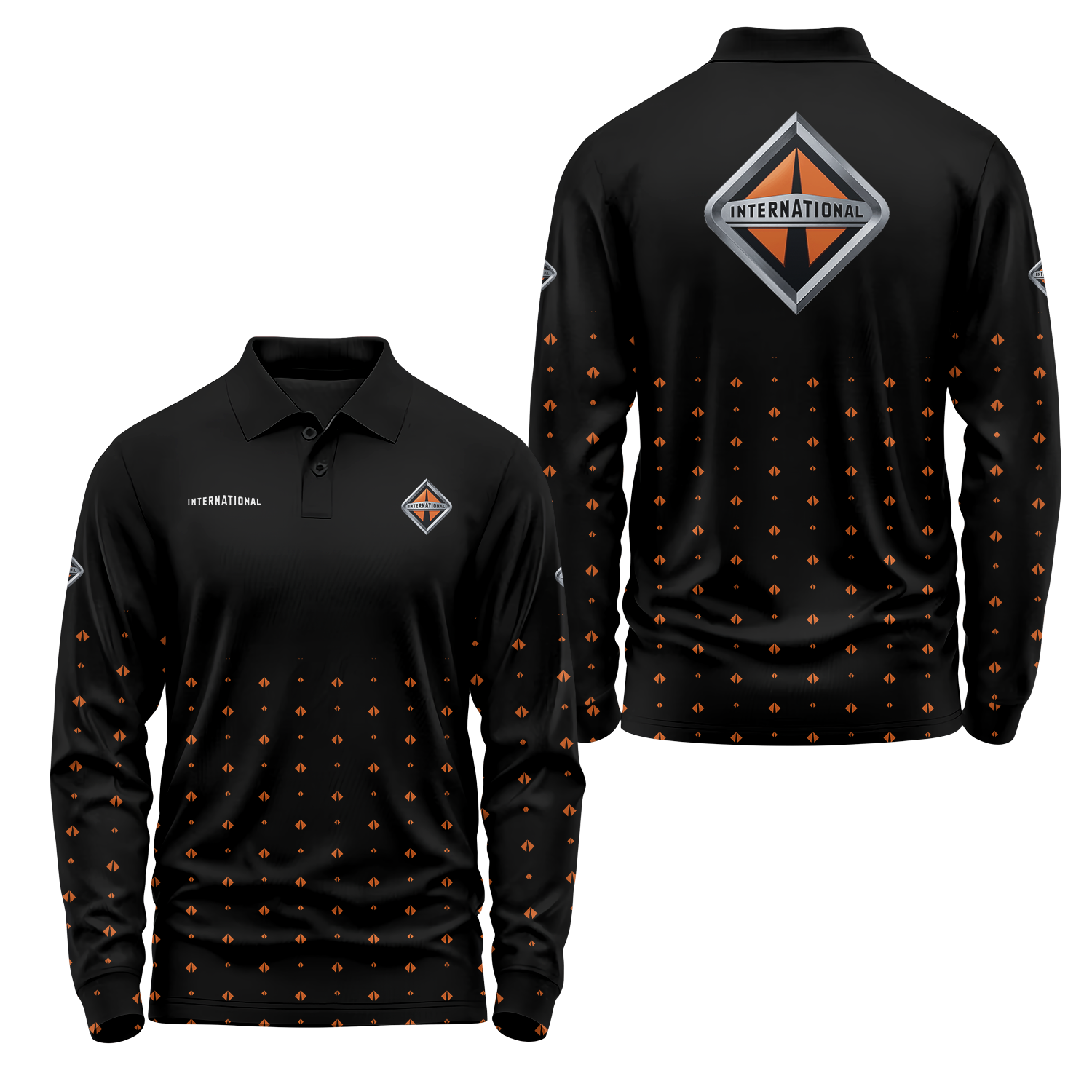 International Trucks Long Sleeve Polo USPL1851