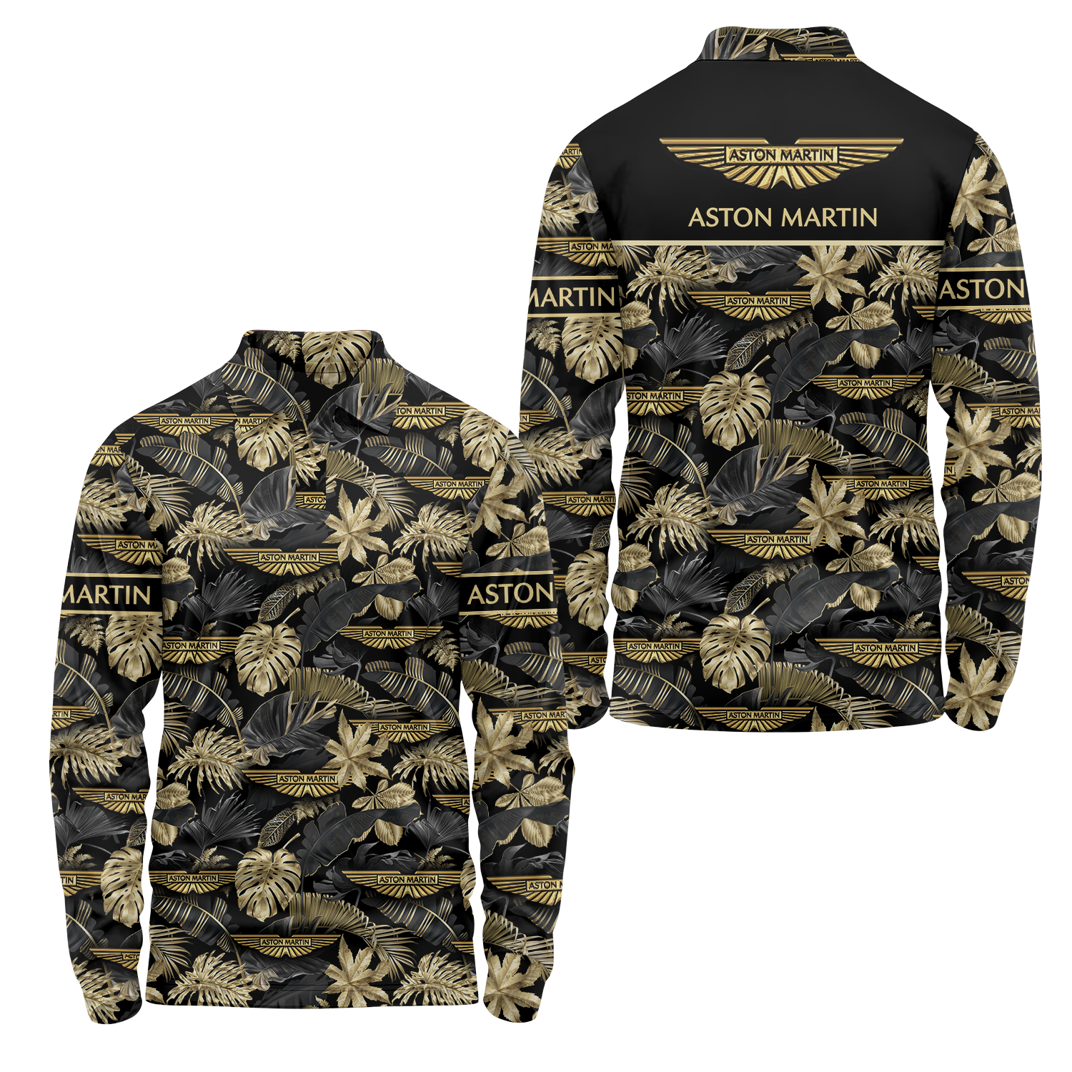 Aston Martin Long Sleeve Polo USPL302