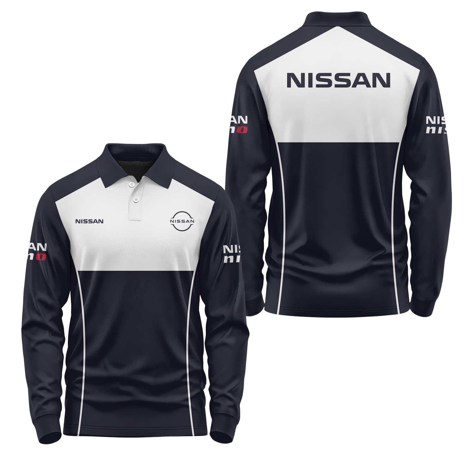 Nissan Long Sleeve Polo USPL1147