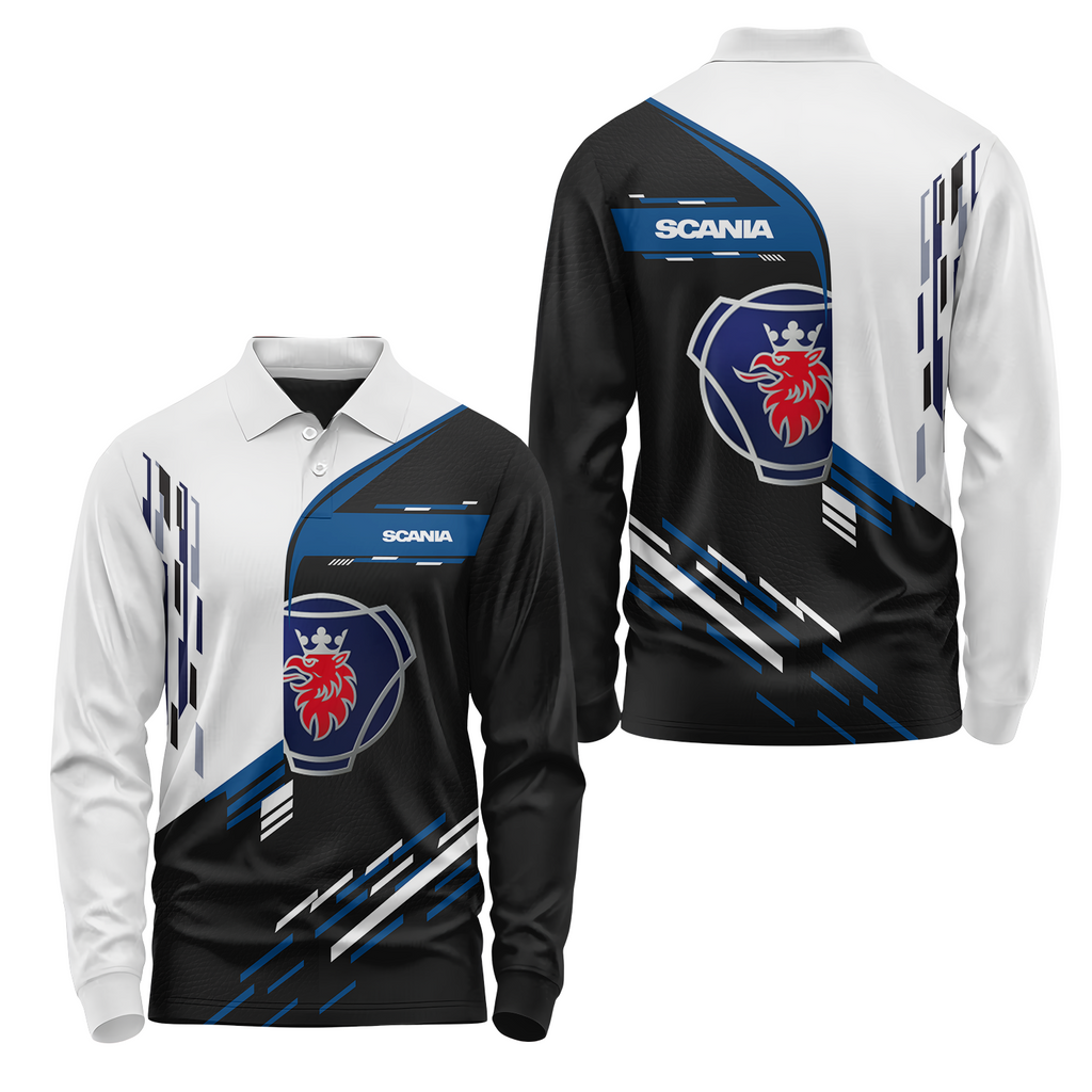 Scania Long Sleeve Polo USPL1612