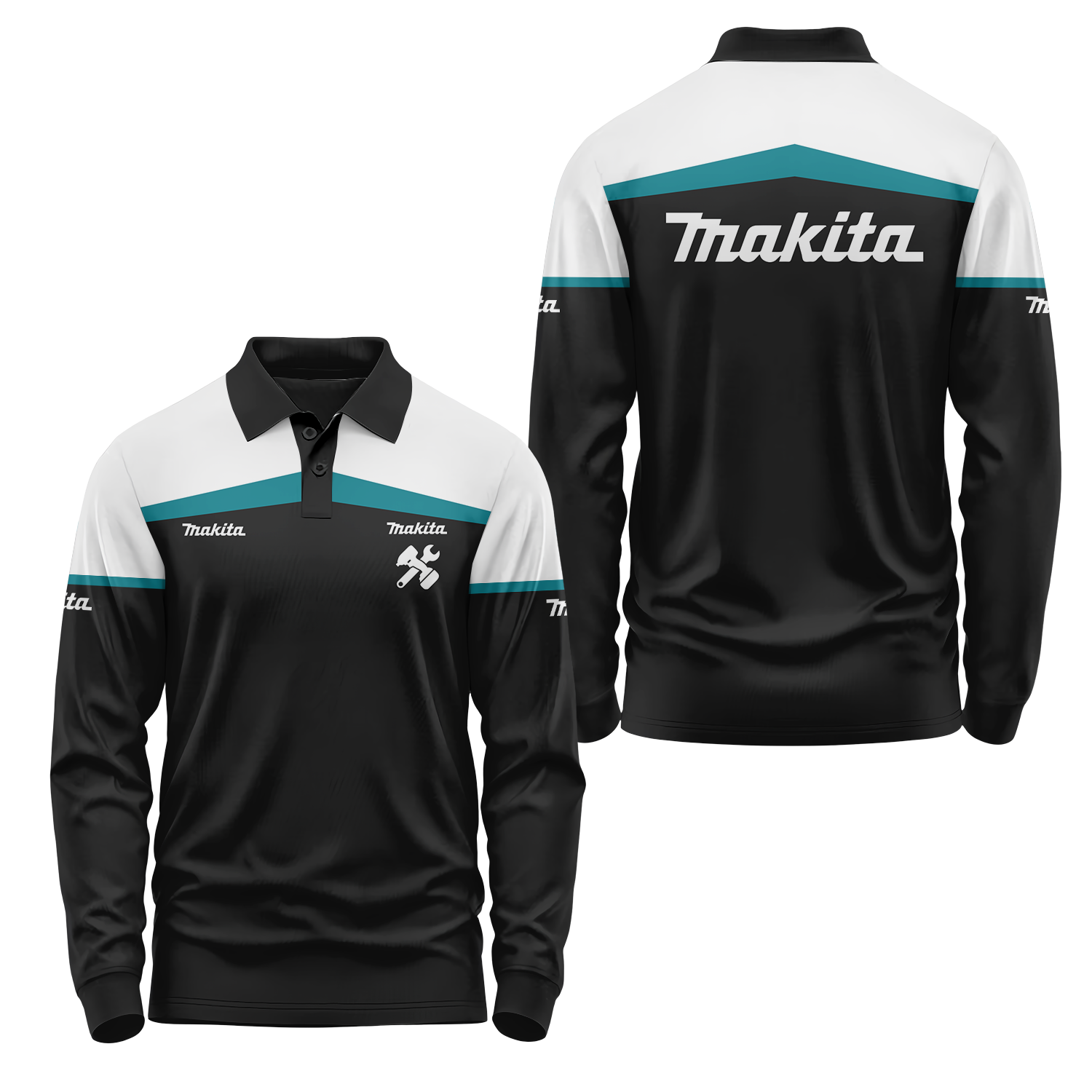 Makita Long Sleeve Polo USPL1418