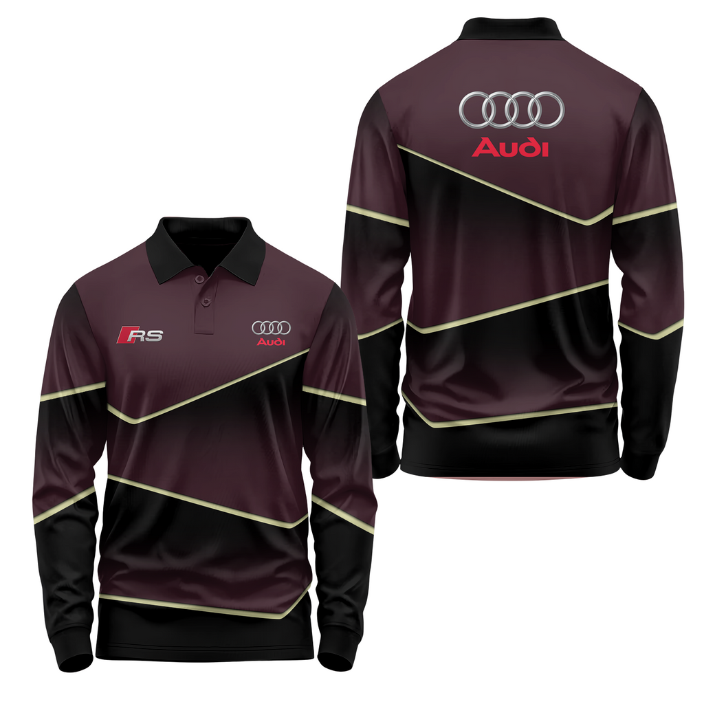 Audi Long Sleeve Polo USPL763