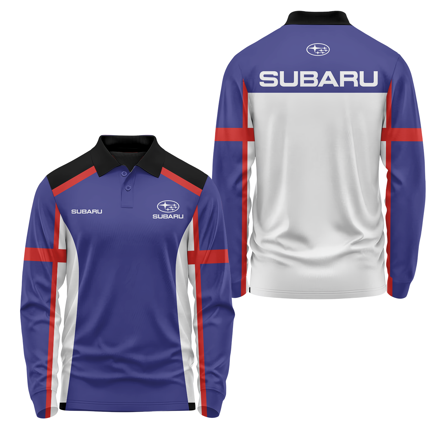 Subaru Long Sleeve Polo USPL945