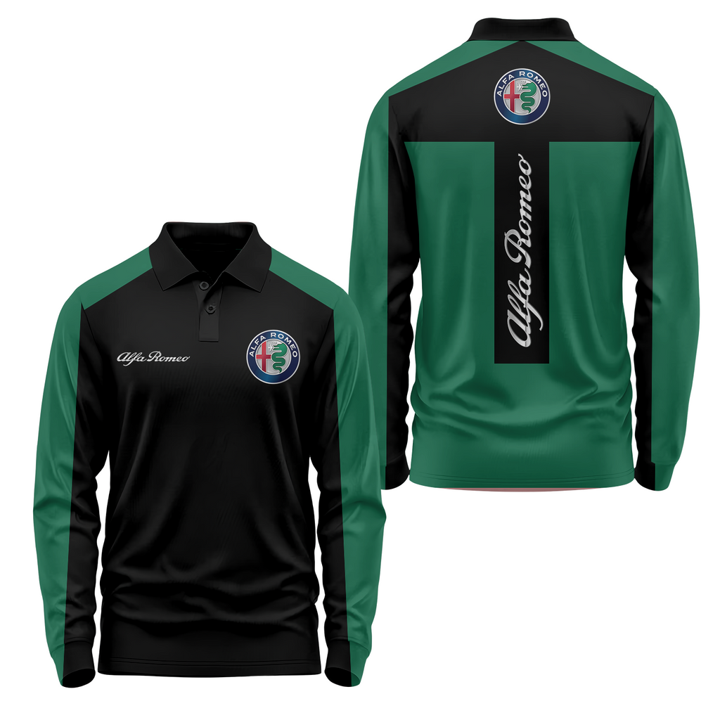 Alfa Romeo Long Sleeve Polo USPL660