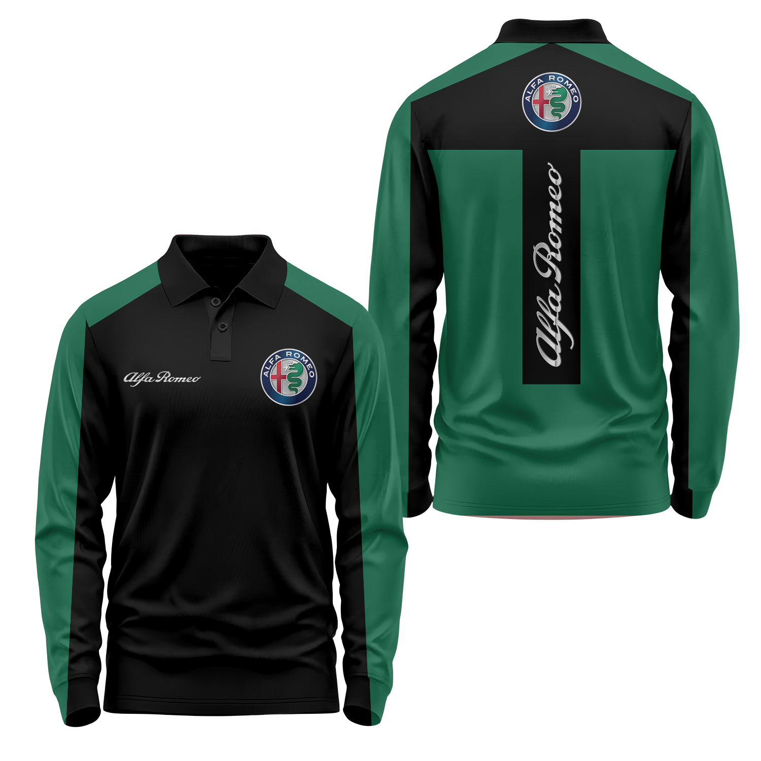 Alfa Romeo Long Sleeve Polo USPL660