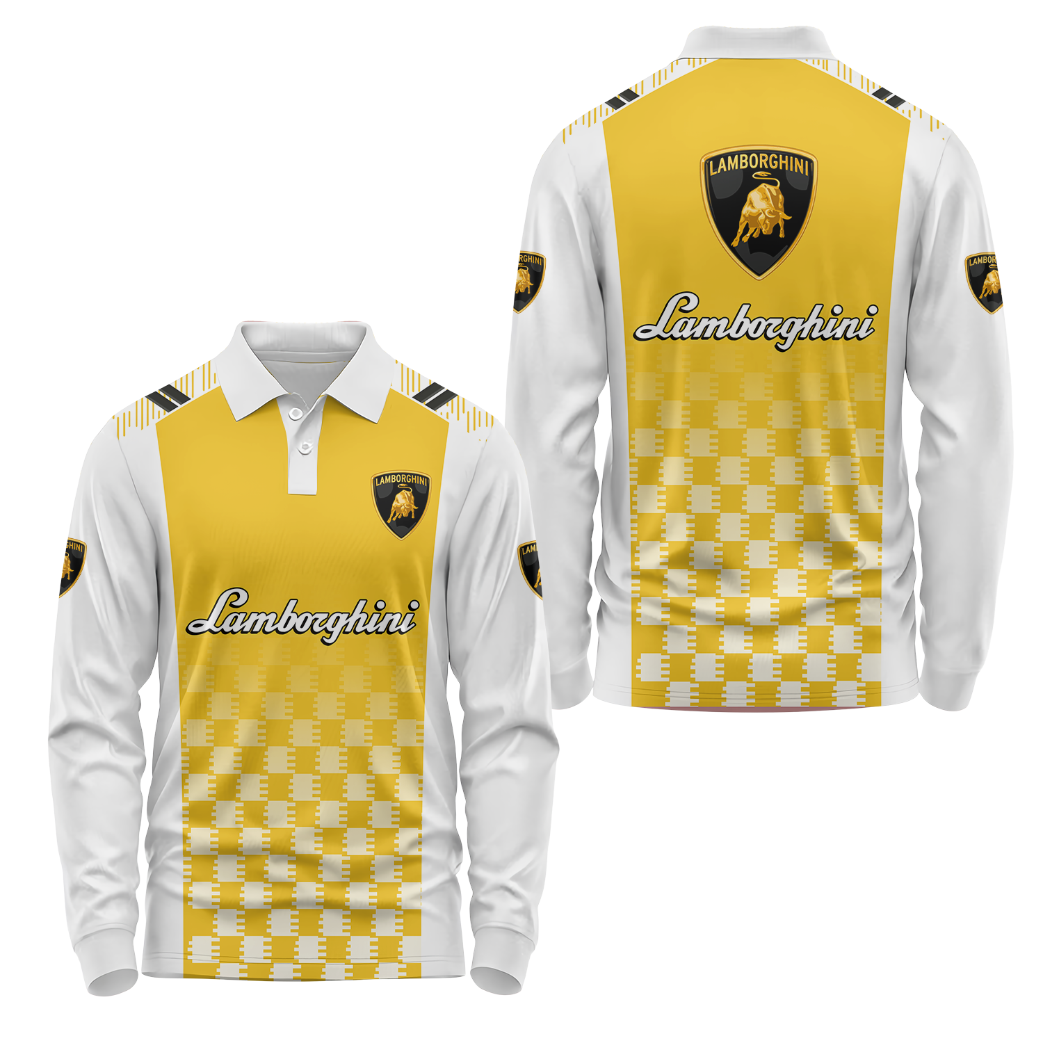 Lamborghini Long Sleeve Polo USPL729
