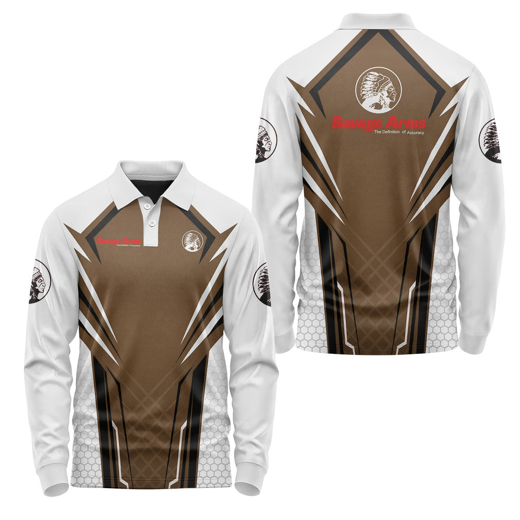 Savage Arms Long Sleeve Polo USPL2217