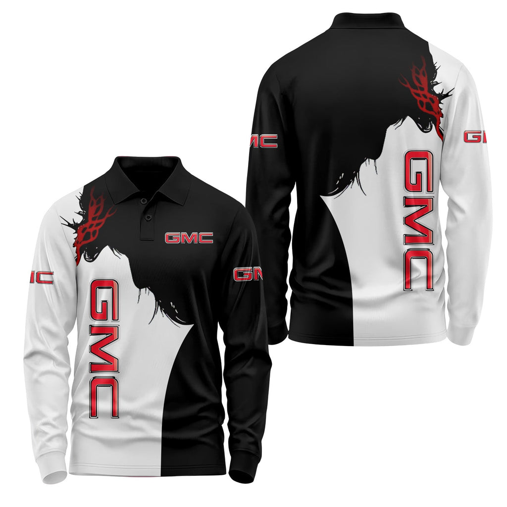 GMC Long Sleeve Polo USPL1523