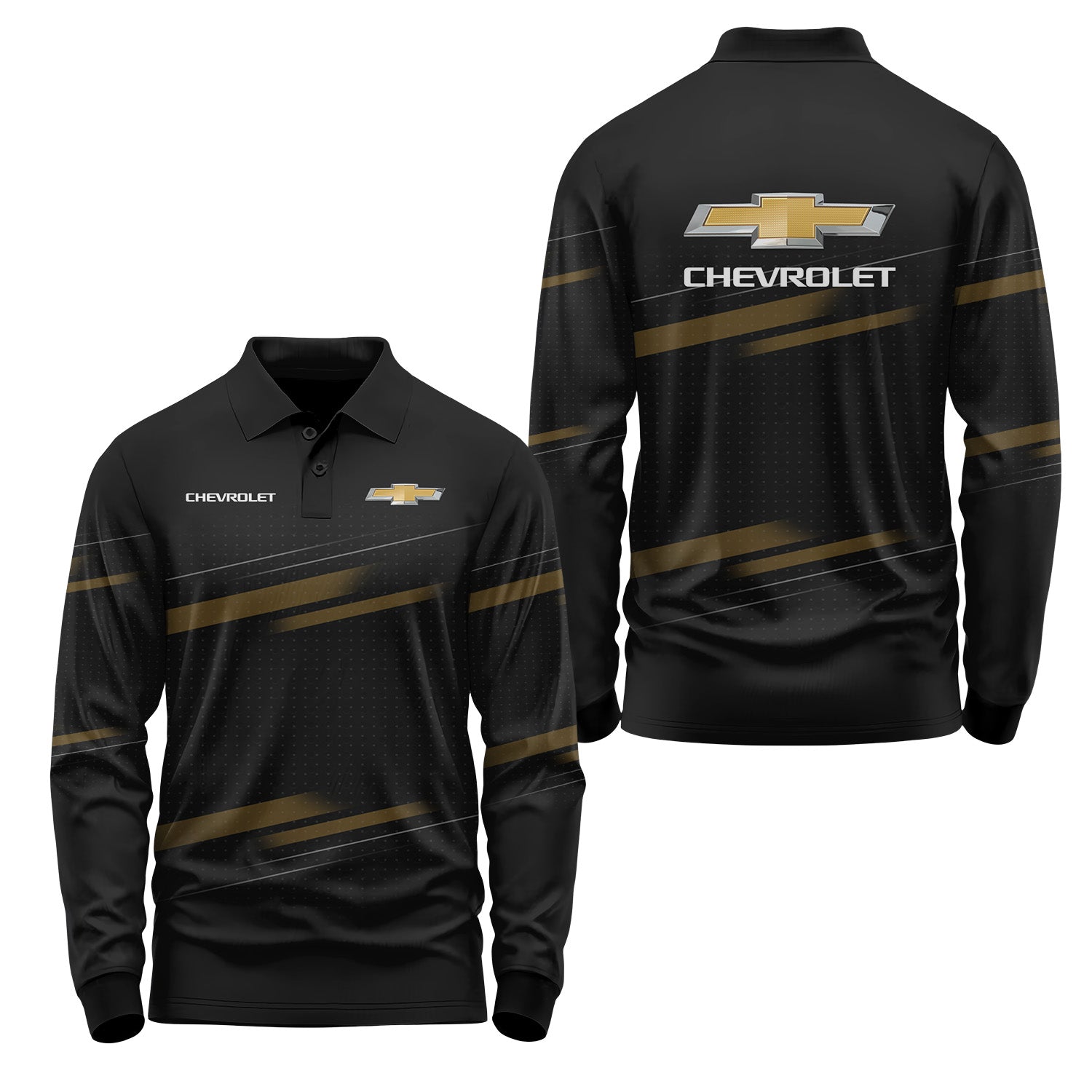 Chevrolet Long Sleeve Polo USPL1007