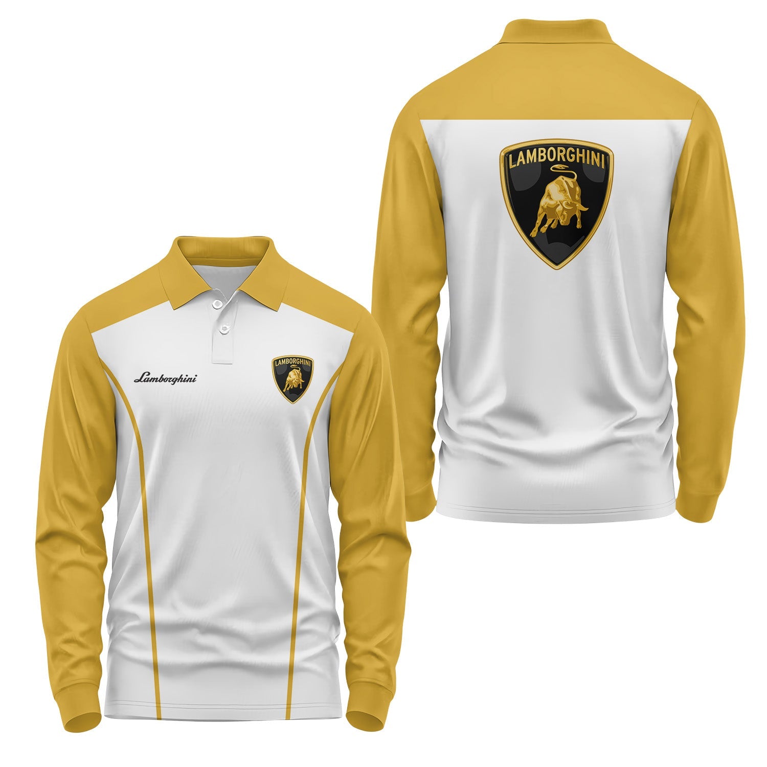 Lamborghini Long Sleeve Polo USPL724