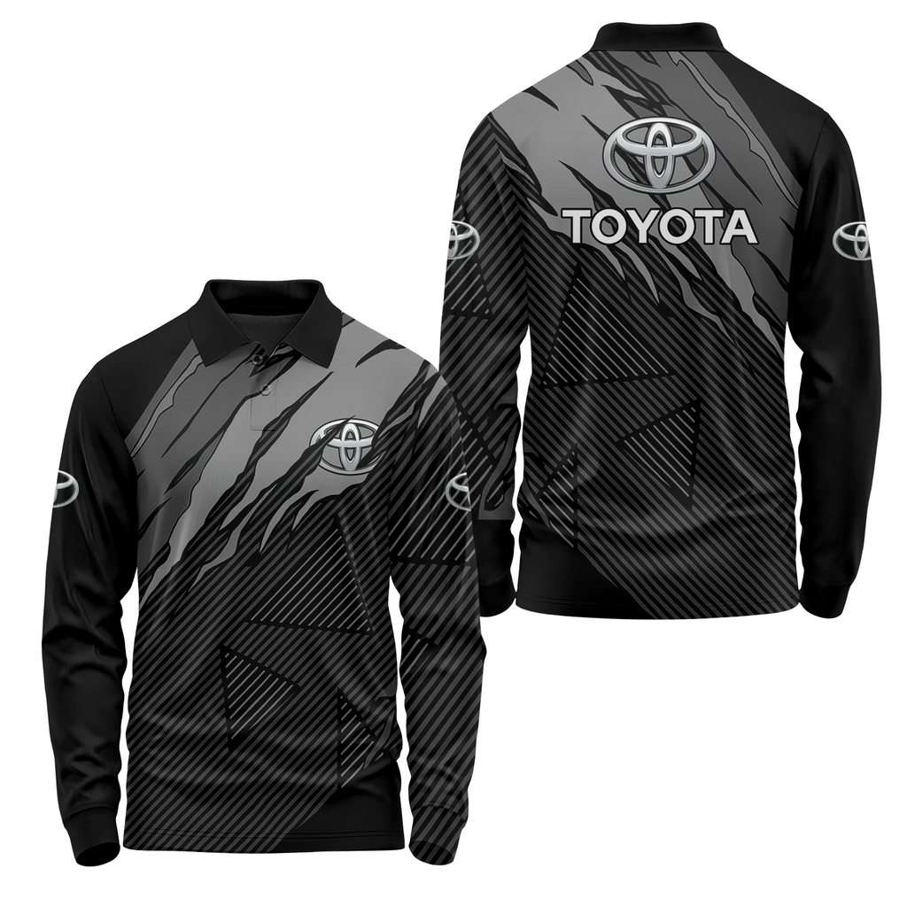 Toyota Long Sleeve Polo USPL869