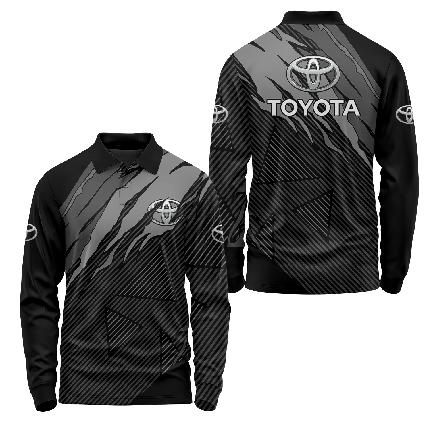 Toyota Long Sleeve Polo USPL869