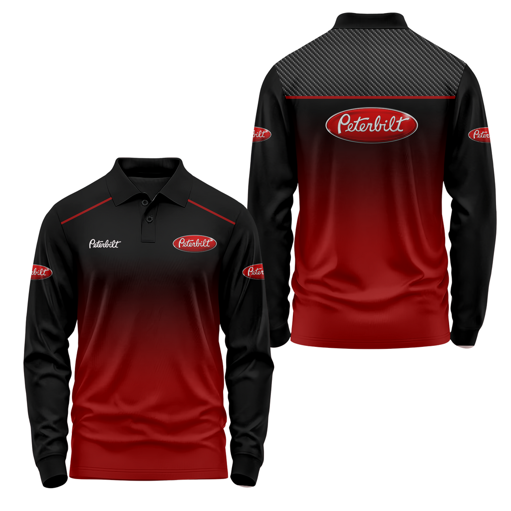 Peterbilt Long Sleeve Polo USPL1717