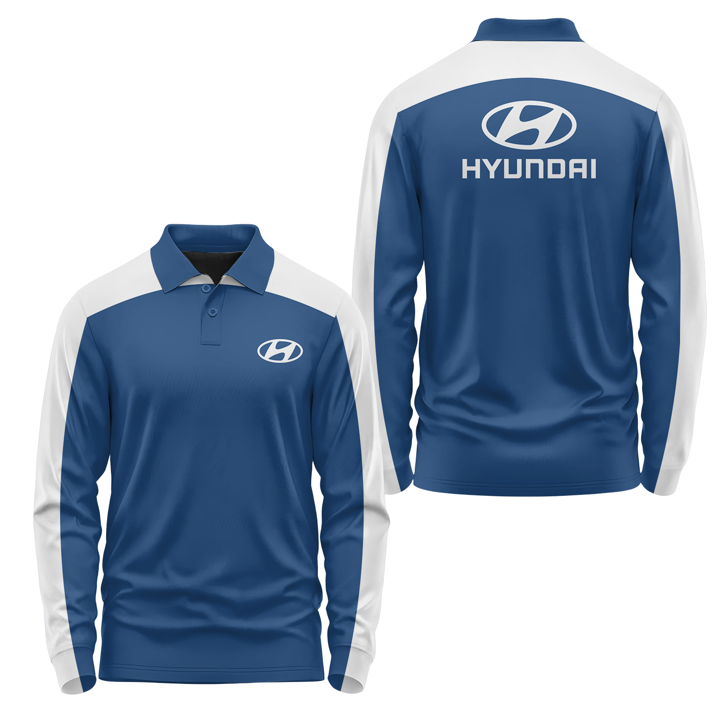 Hyundai Long Sleeve Polo USPL1200