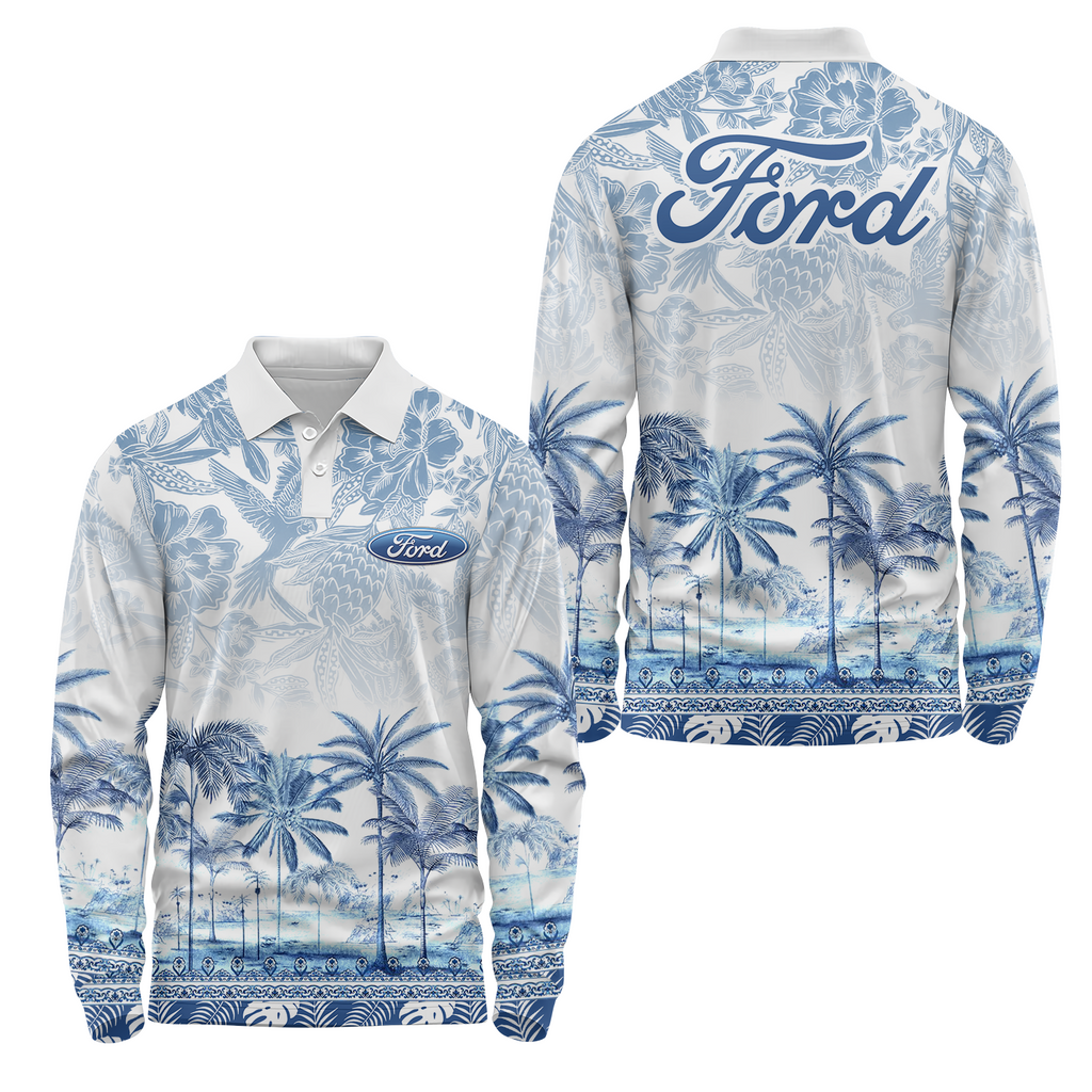 Ford Long Sleeve Polo USPL194