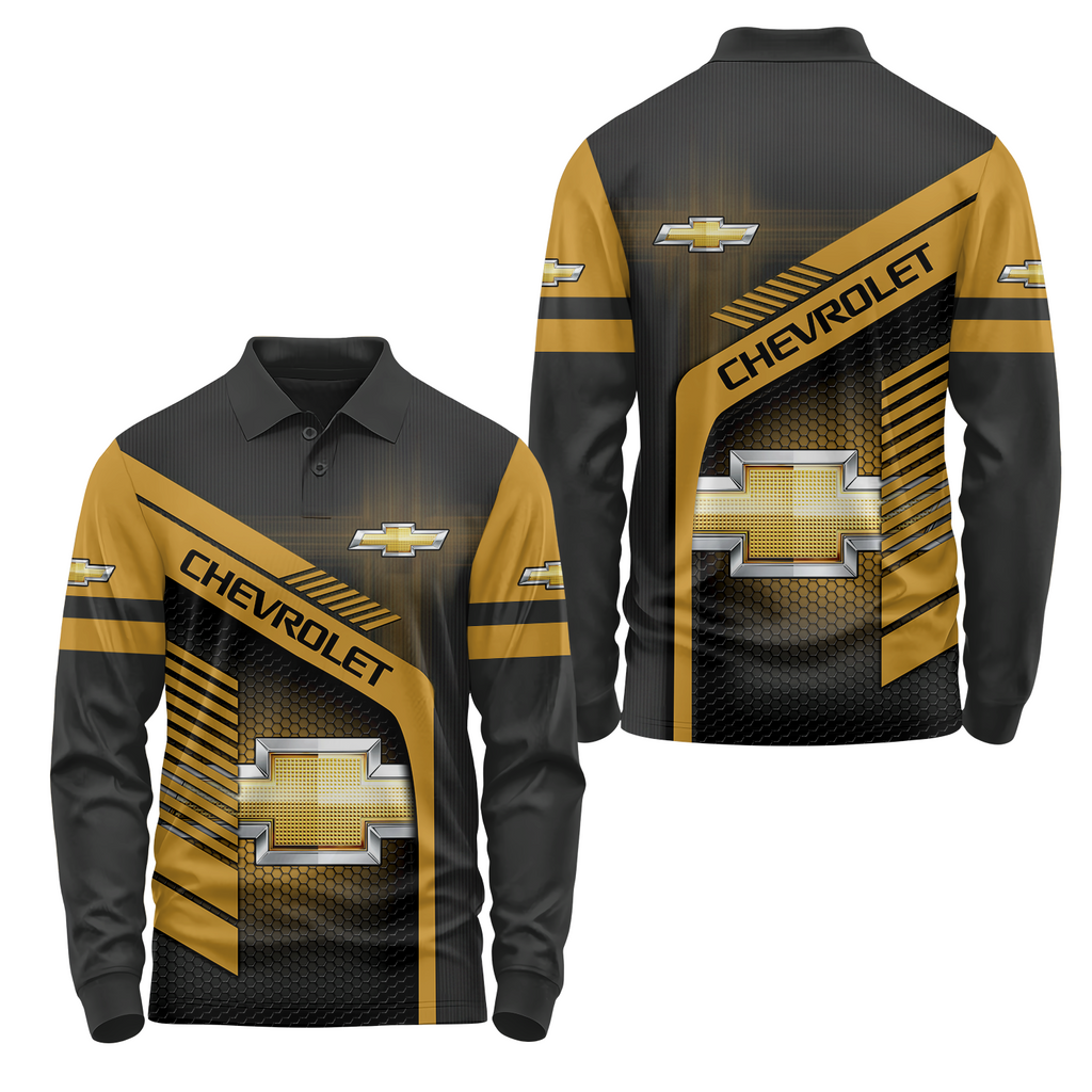 Chevrolet Long Sleeve Polo USPL997