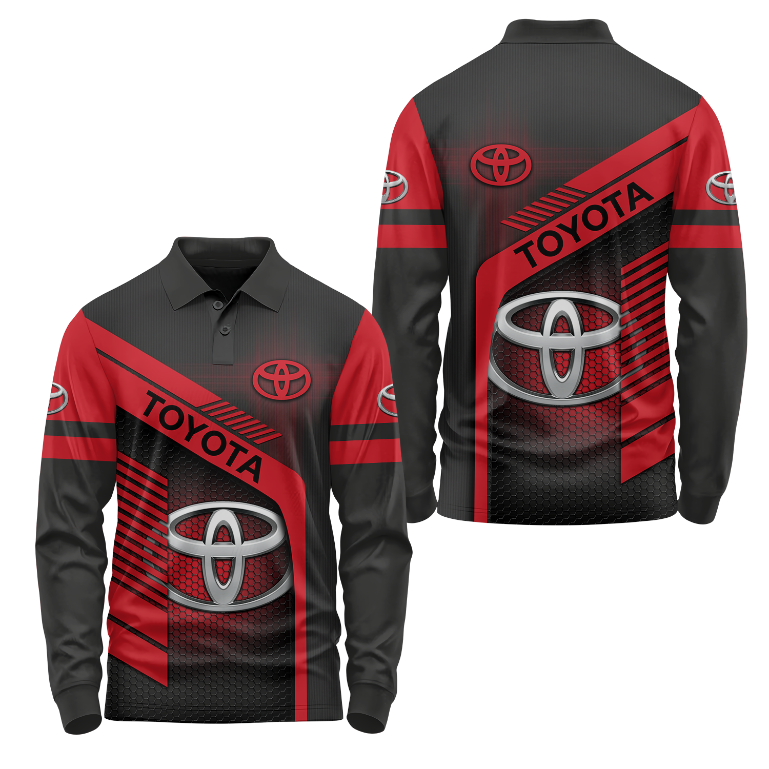 Toyota Long Sleeve Polo USPL850